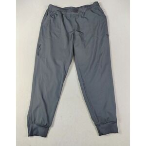 Ava Therese Pants Womens XL Gray Jogger Scrub Pockets Medical Nurse Docter ER